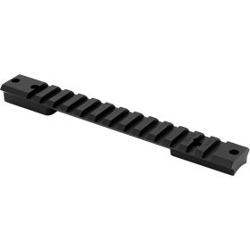 Warne Mountain Tech Tactical Rail Matte Black 20 MOA Remington Long Action