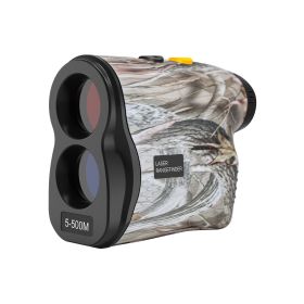 5-500m Golf Rangefinder 6x High Precision Optical Lens Low Power Consumption Telescope Distance Meter Camouflage