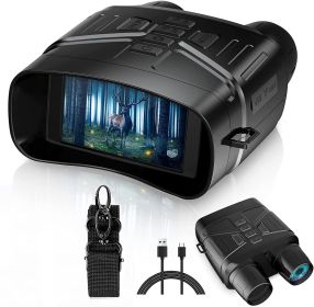 Nv4000 4k HD Night Vision Binocular 3 Inch Large Screen 5X Digital Zoom Infrared Night Vision Goggles Black