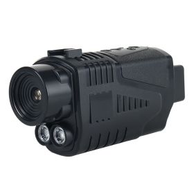 R17 5x Monocular Infrared Night Vision Device Photo Video Playback 3 Modes Digital Zoom Telescope for Day Night Black