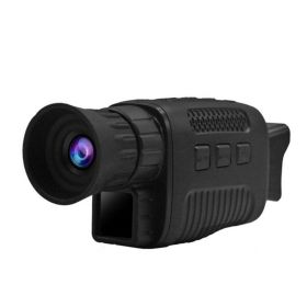 4k HD Night Vision Monocular Video Long Distance Infrared Night Vision Goggles for Outdoor Surveillance Black